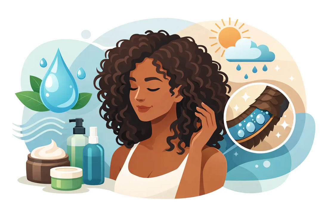 How to Retain Moisture in Curly Hair