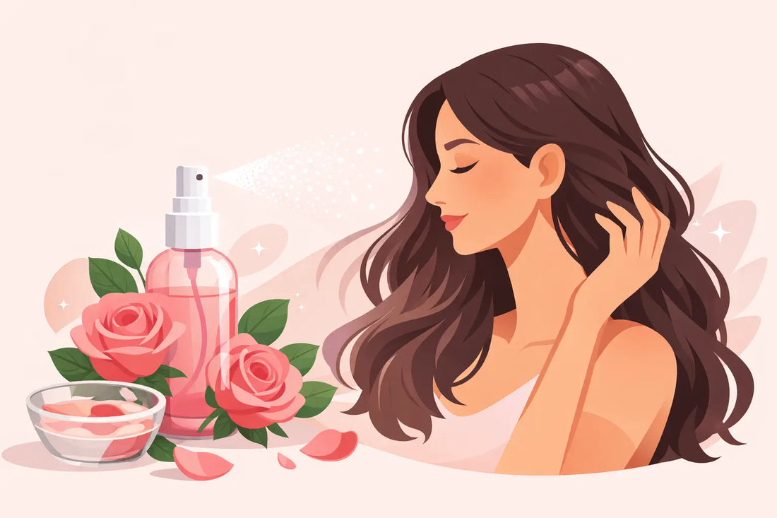 Rose Water Spray for Hair That Actually Helps