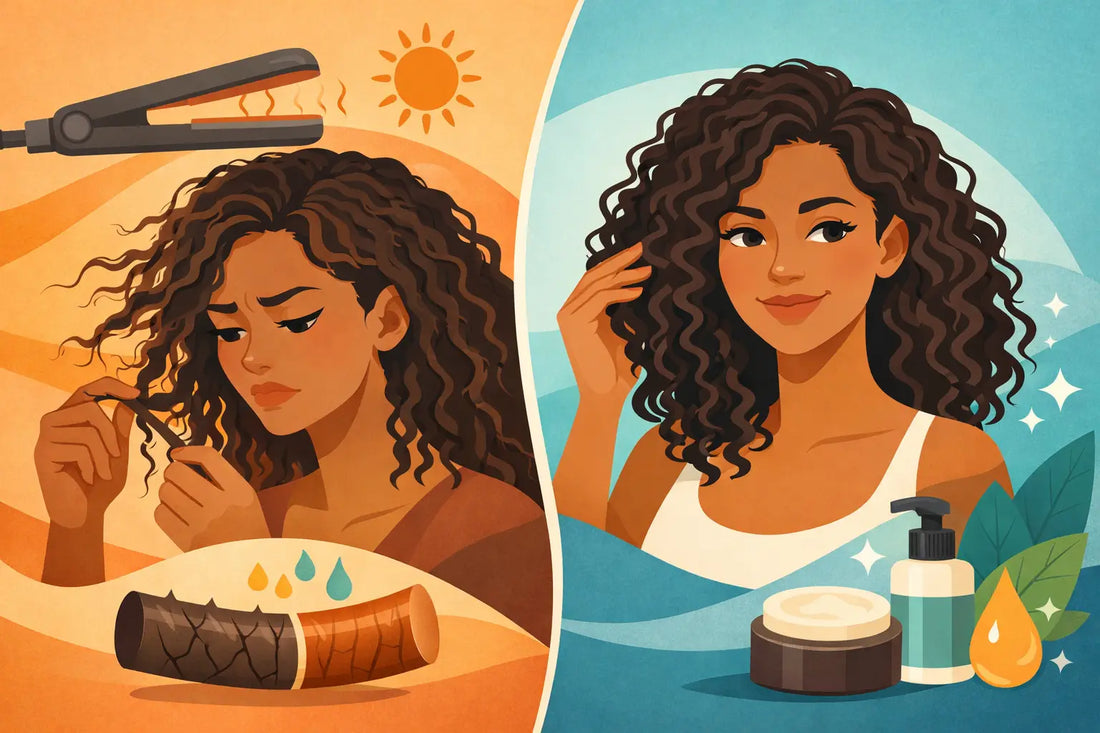 How to Repair Heat Damaged Curls