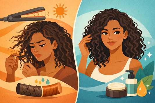 How to Repair Heat Damaged Curls