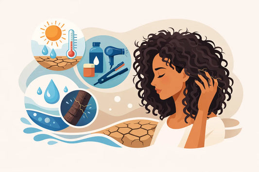 What Causes Dry Curly Hair?