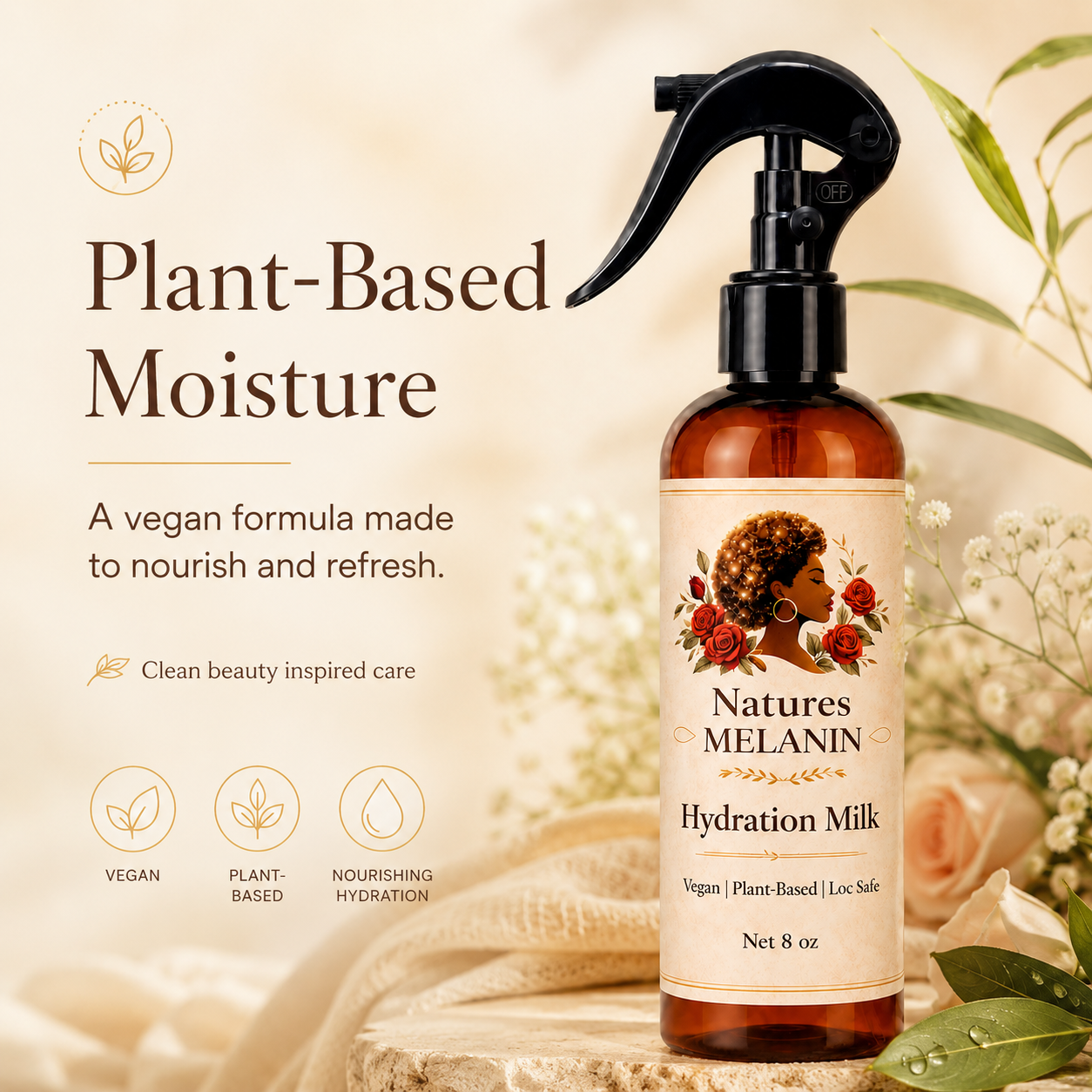 Nature's Melanin - Hydrating Hair Milk