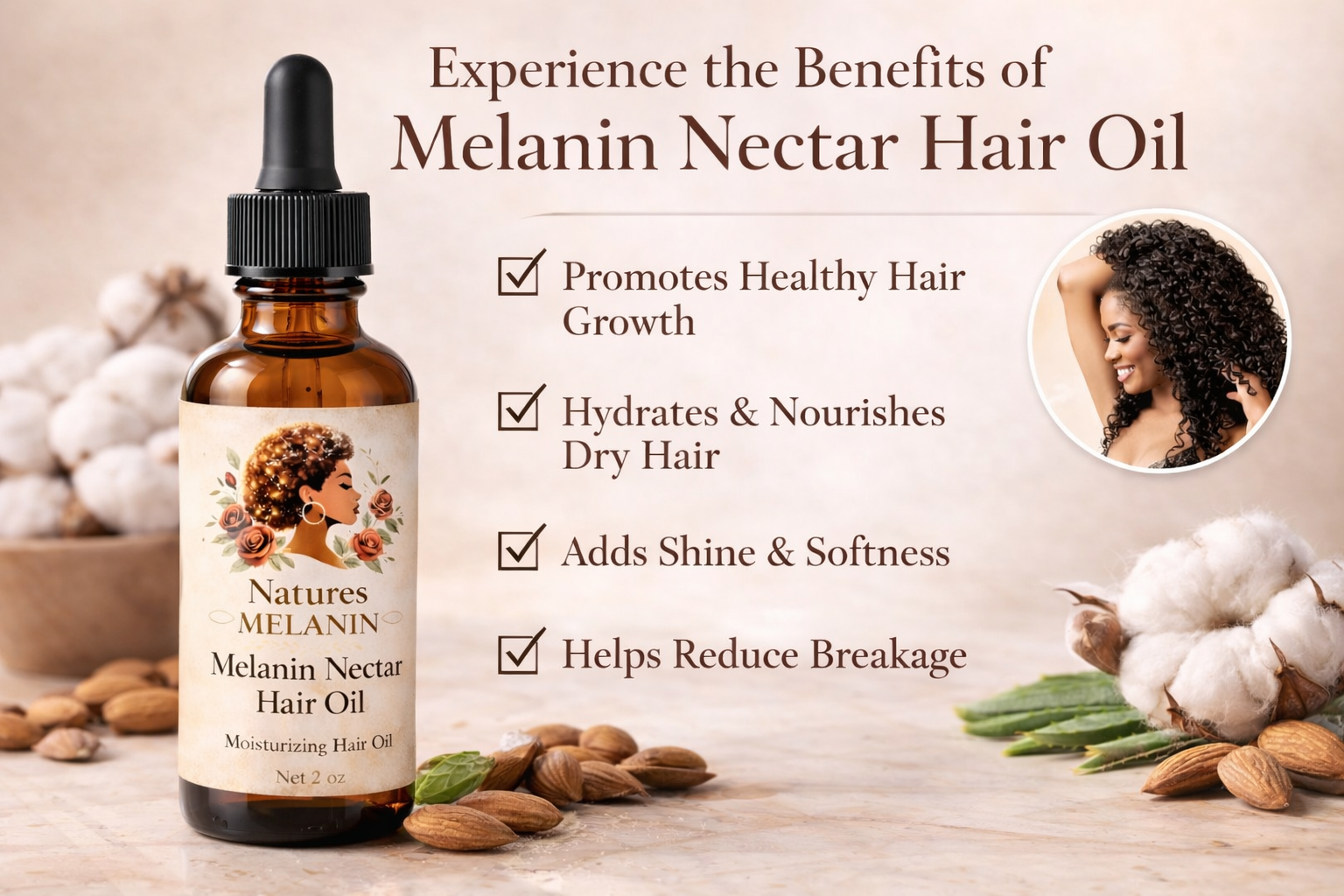 Nature's Melanin - Hair Oil - Natures Melanin
